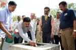 Plantation by Hon'ble Minister during inauguration of Research & Development Centre of Controller of Legal Metrology, Assam